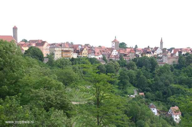 Rothenburg vanuit de 'Burggarten'