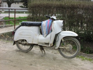Scooter in Hongarije