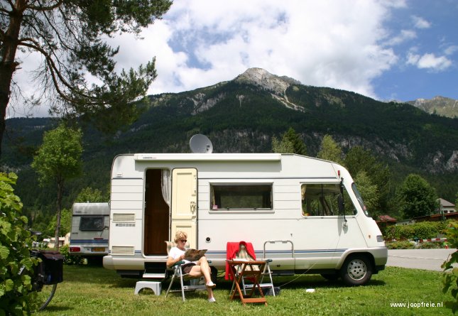 Schluga-camping in Hermagor-Karintie