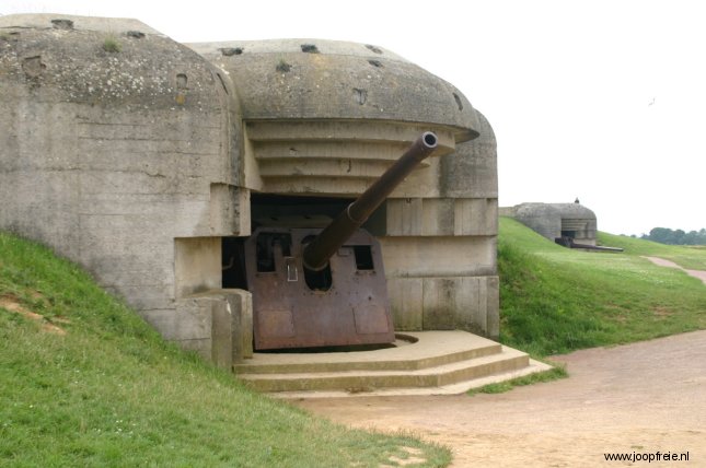Duitse bunkers bij Omahabeach