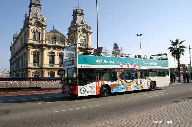 Open bus in Barcelona