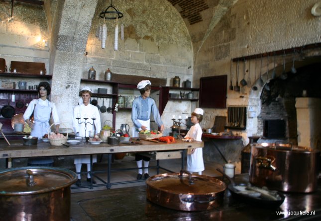 Keuken op kasteel Valencay