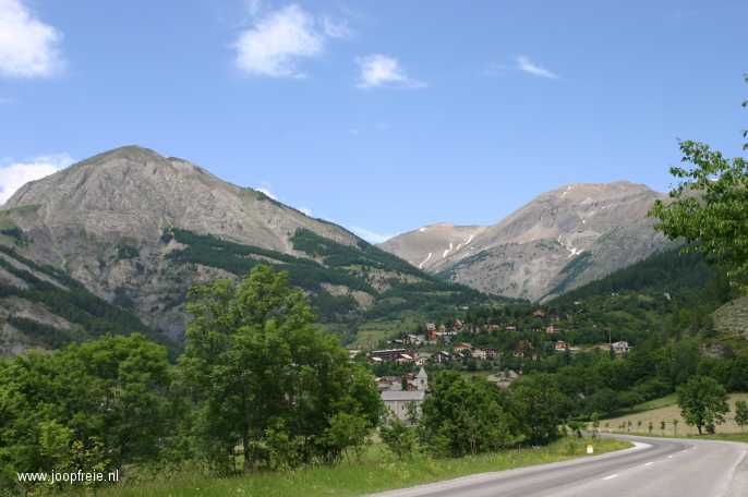Op weg naar de Col d'Allos