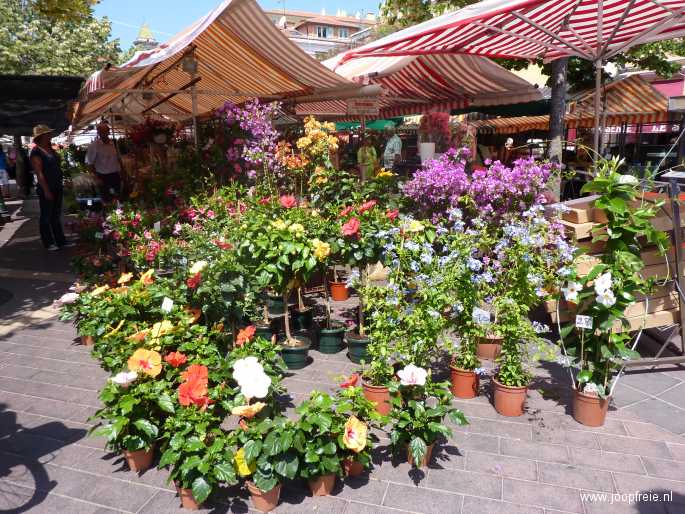 Bloemenmarkt in Nice
