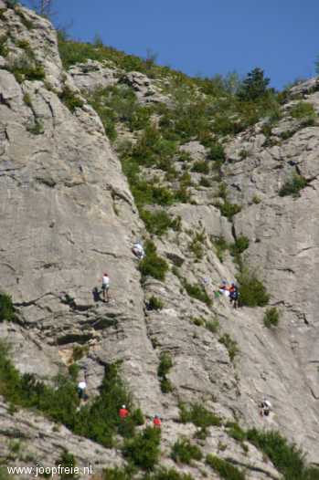 Bergklimmen in Orpierre
